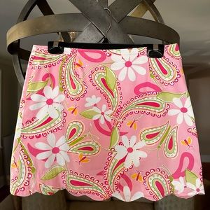 Lilly Pulitzer Multi-Colored Mini Skirt Size 4